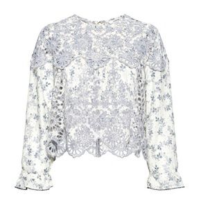 Gianni Emile Lace Blouse